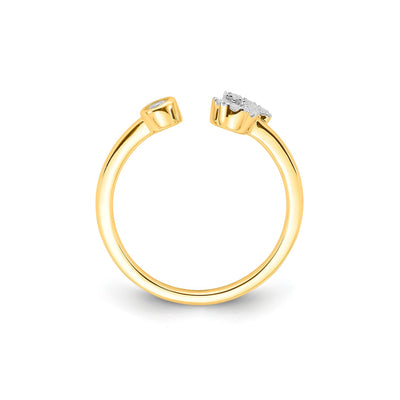 0.15ct Lab Grown Diamond Ring in 9K Yellow Gold