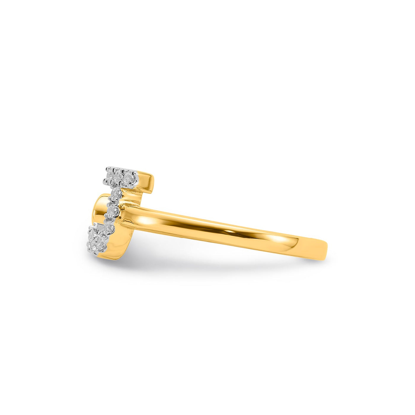 0.15ct Lab Grown Diamond Ring in 9K Yellow Gold