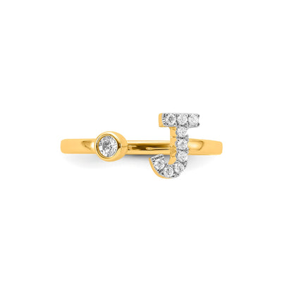 0.15ct Lab Grown Diamond Ring in 9K Yellow Gold