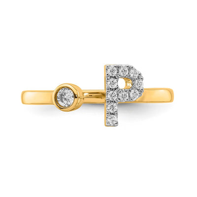 0.16ct Lab Grown Diamond Ring in 9K Yellow Gold